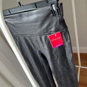 Spanx leather leggings